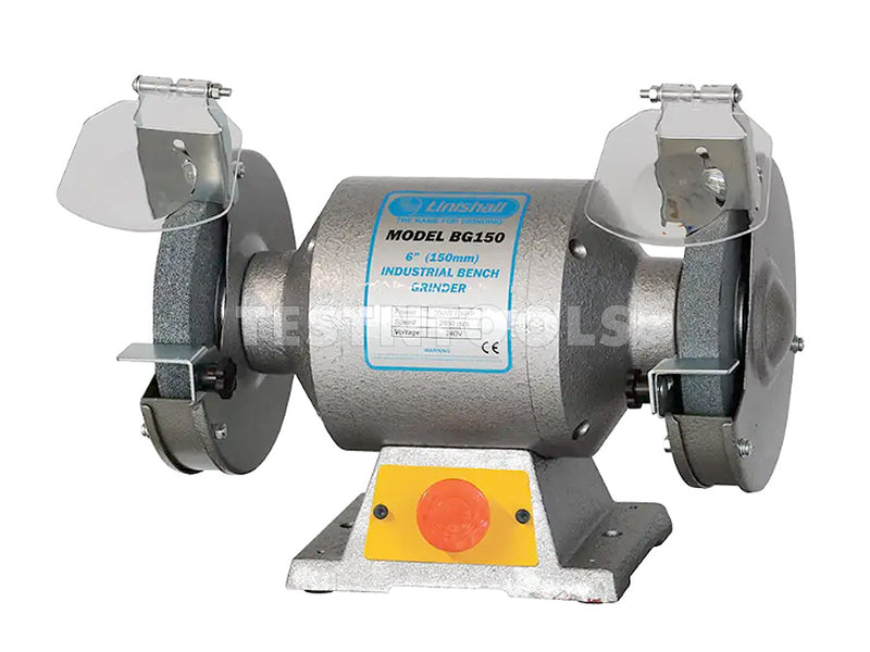 Linishall Heavy Duty Bench Grinder 150mm (6") 0.5HP BG150