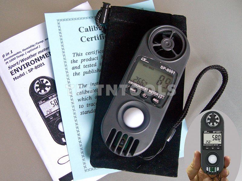 Lutron 9 In 1 Environment Meter LU-SP8001