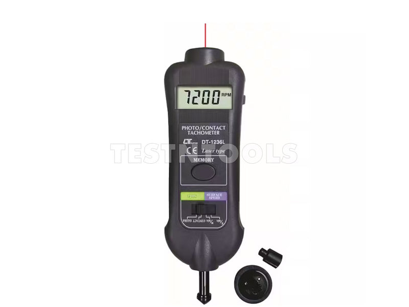 Lutron Laser Digital Tachometer Contact And Optical DT1236L