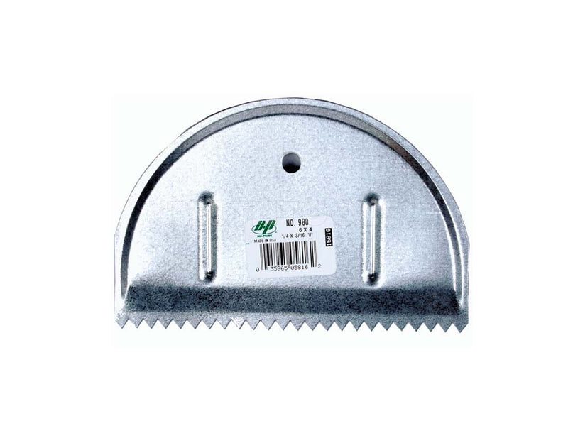Marshalltown QLT Notched Spreader V-Shape 6.35mm x 4.8mm MT980