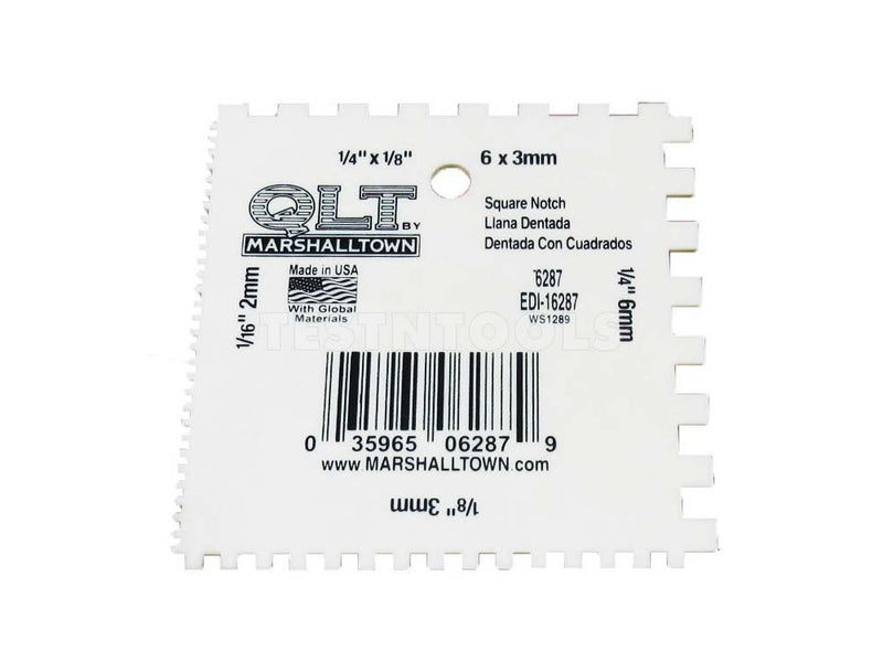 Marshalltown QLT Plastic Square Notch Spreader MT6287