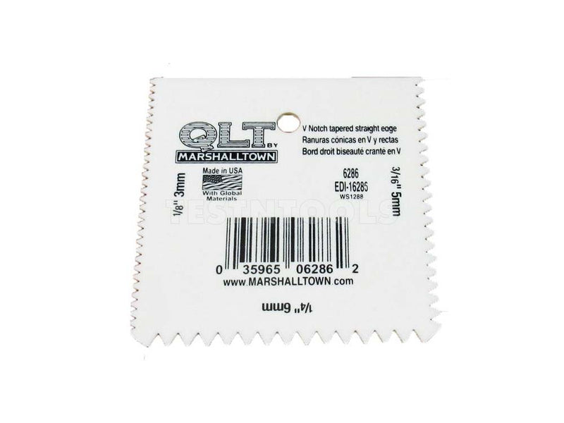 Marshalltown QLT Plastic V Notch Spreader MT6286