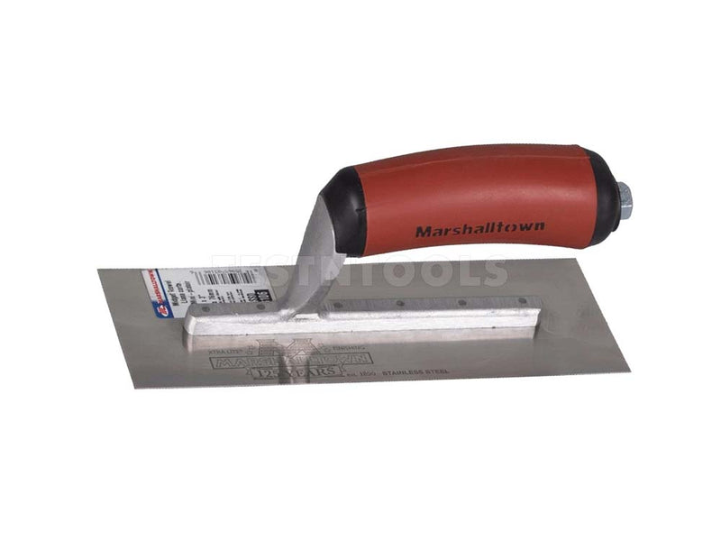 Marshalltown Stainless Steel Midget Finishing Trowel DuraSoft Handle 200mm x 75mm MT11SSD