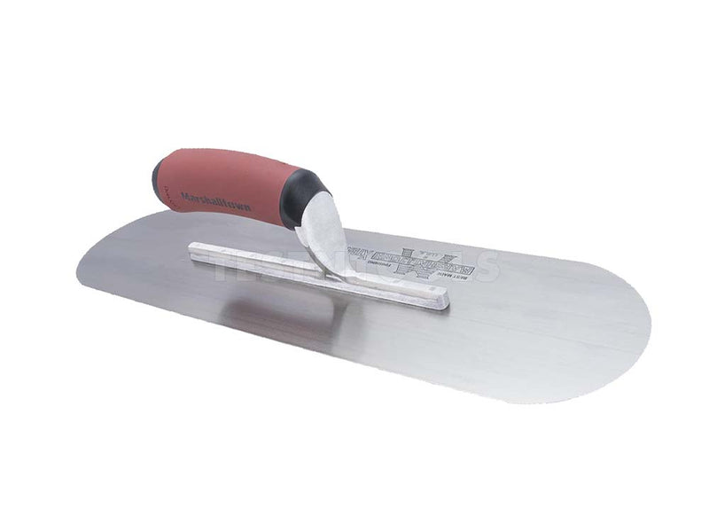 Marshalltown Carbon Steel Pool Trowel DuraSoft Handle 450mm x 125mm MTSP815SD
