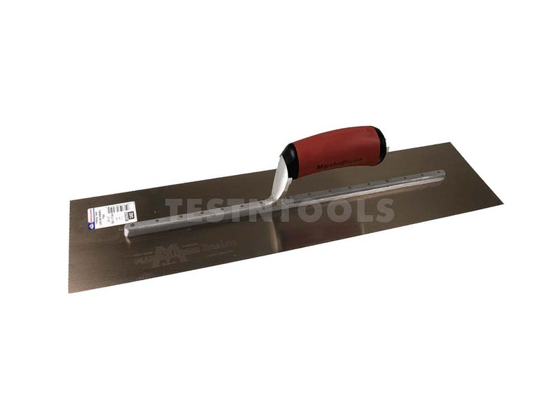 Marshalltown Golden Stainless Steel Finishing Trowel DuraSoft Handle 400mm x 100mm MTMXS66GSD