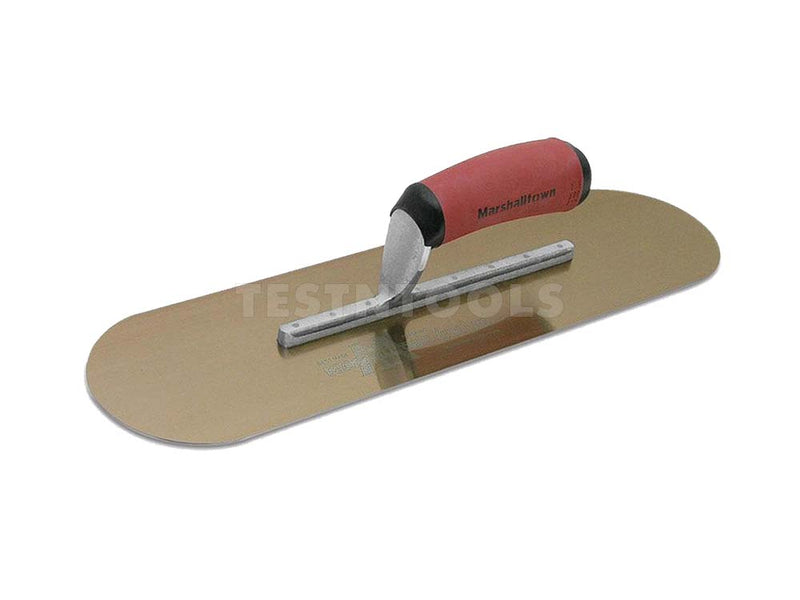 Marshalltown Golden Stainless Steel Trowel DuraSoft Handle 400mm x 113mm MTSP16GSD
