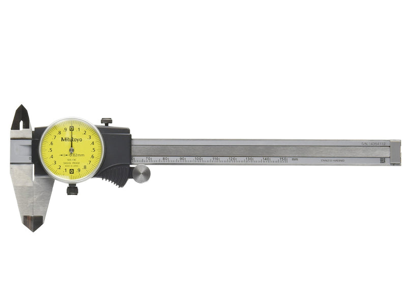 Mitutoyo Dial Caliper 150mm 0.02mm 505-730