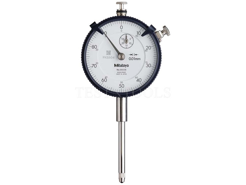Mitutoyo Dial Indicator Lug Back 30mm 0.01mm Series 2 Dial ±0-100 2052A