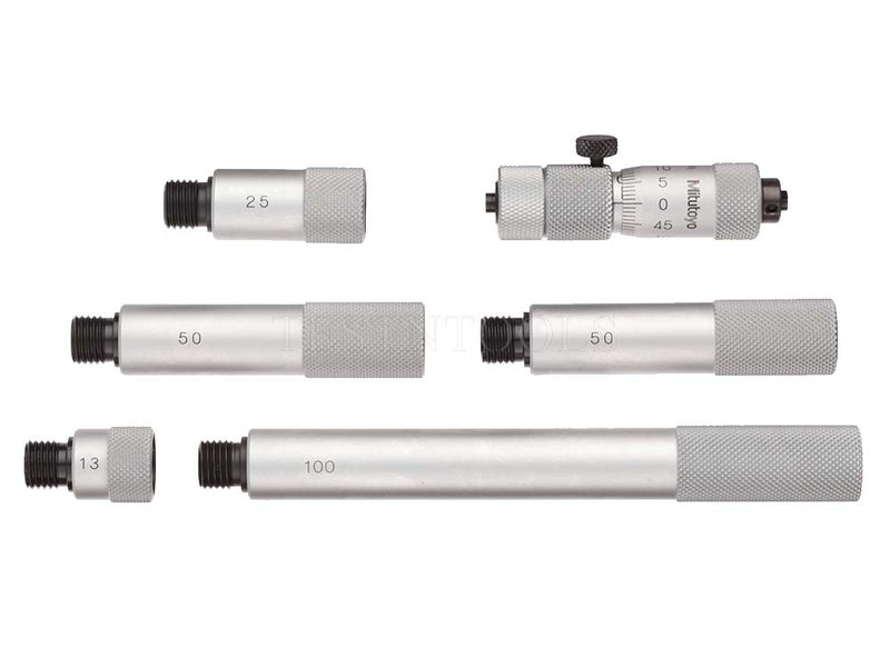 Mitutoyo Inside Micrometer Tubular Extension Rod 50-300mm 5Pc 137-202