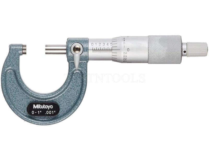 Mitutoyo Outside Micrometer 0-1" 0.001" With Ratchet Stop 103-177