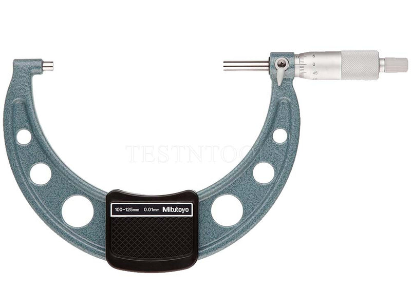 Mitutoyo Outside Micrometer 100-125mm 0.01mm With Ratchet Stop 103-141-10