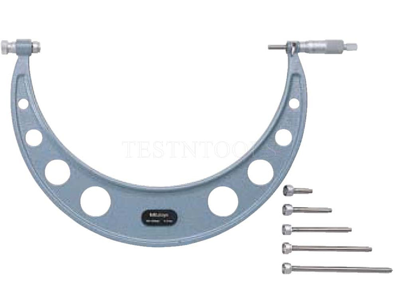 Mitutoyo Outside Micrometer 150-300mm 0.01mm With 6 Anvils 104-136A