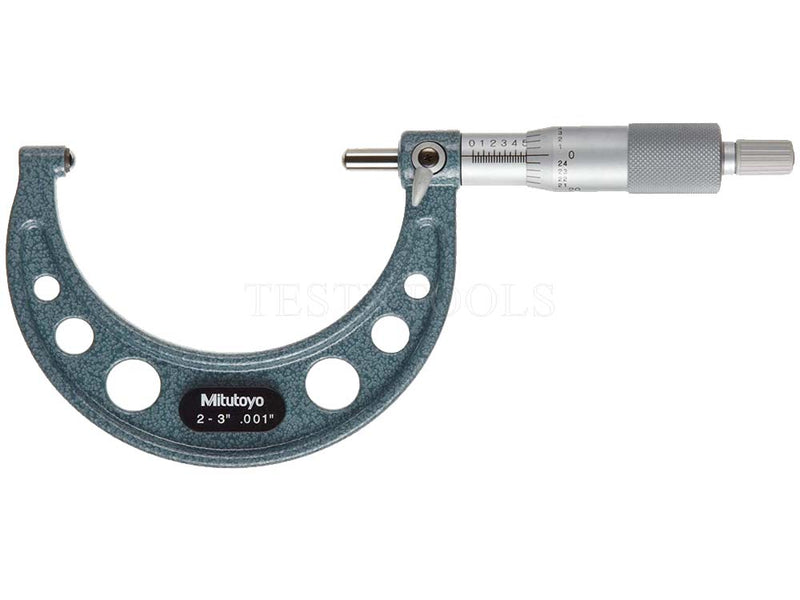 Mitutoyo Outside Micrometer 2-3" 0.001" With Ratchet Stop 103-179