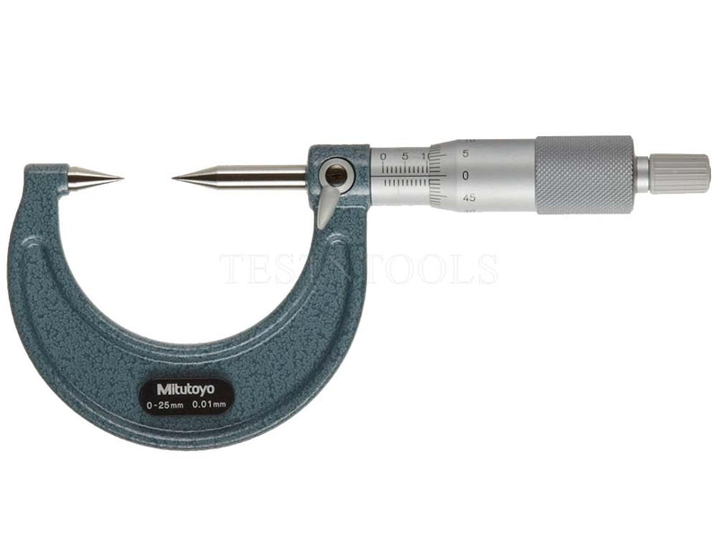Mitutoyo Point Micrometer 0-25mm 0.01mm 30° 112-213