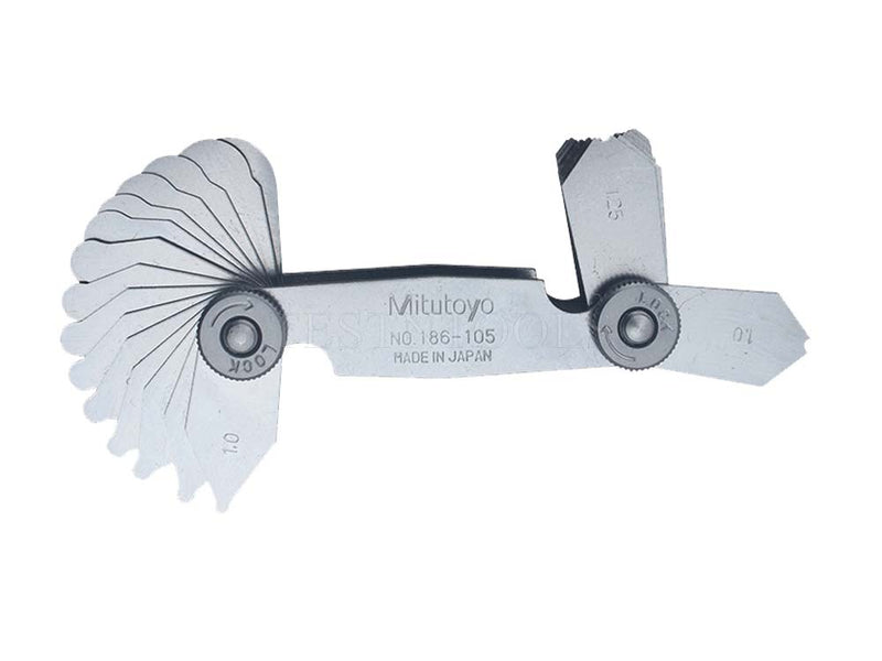 Mitutoyo Radius Gauge 1.0-7.0mm 186-105