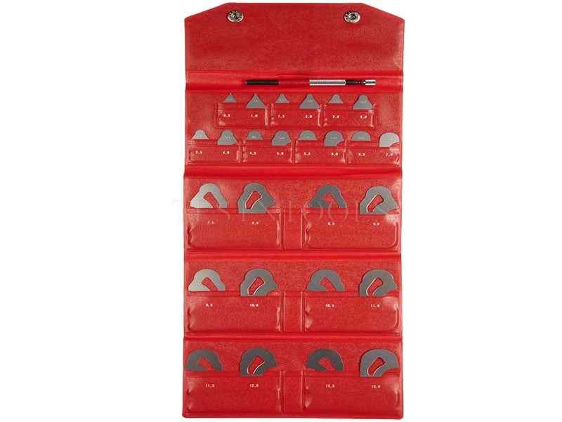 Mitutoyo Radius Gauge Set 0.5mm-13mm 186-902