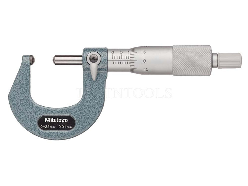 Mitutoyo Tube Micrometer 0-25mm 0.01mm Spherical Anvil And Spindle 115-215