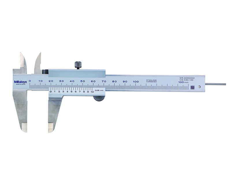 Mitutoyo Vernier Caliper 100mm 0.05mm 530-100