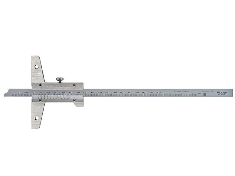 Mitutoyo Vernier Caliper Depth Gauge 0-200mm 0.05mm 527-202
