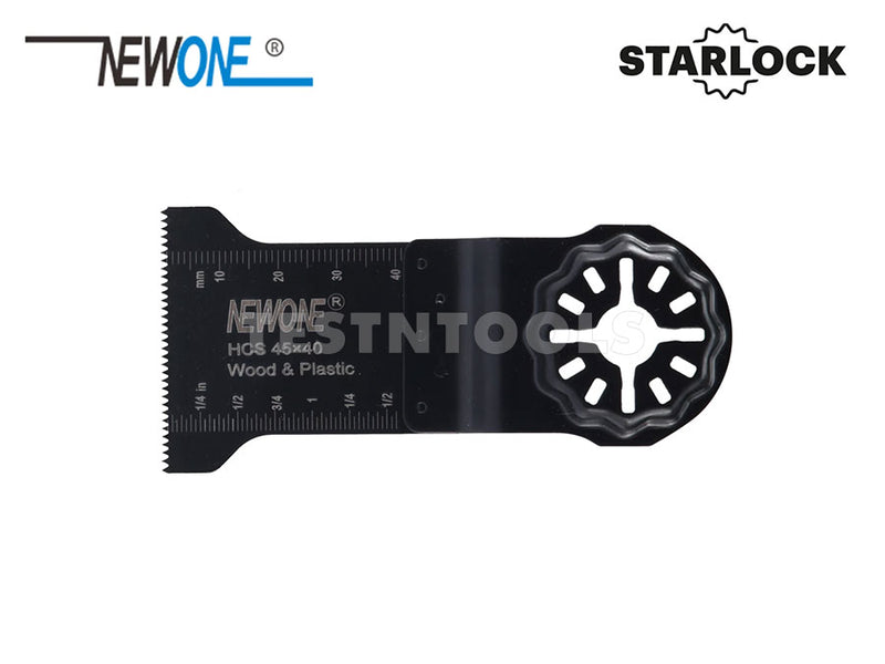 Newone Starlock Type Multi-tool Blade HCS For Wood And Plastic 45 x 40mm