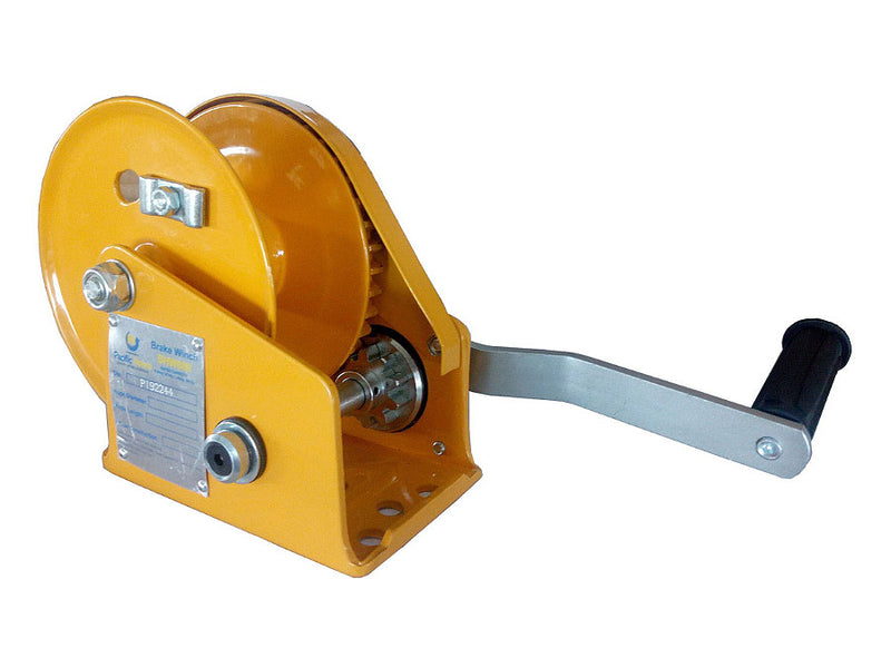 Pacific Braked Hand Winch 600Kg BHW260 Powder Coated
