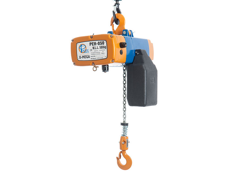 Pacific Electric Hoist 6m 3 Ton 3 Phase Dual Speed PEH3006