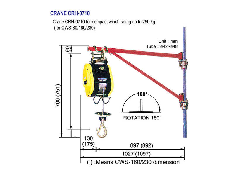 Pacific Swivel Arm Assembly CRH071