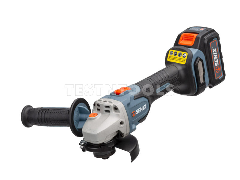 Senix 18V 2.0Ah Brushless Angle Grinder Kit with Charger 125mm PAX2125-M2-EU