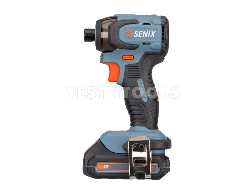 Senix 18V 2.0Ah Brushless Impact Driver Kit with Charger 1/4" PDIX2-M2-EU