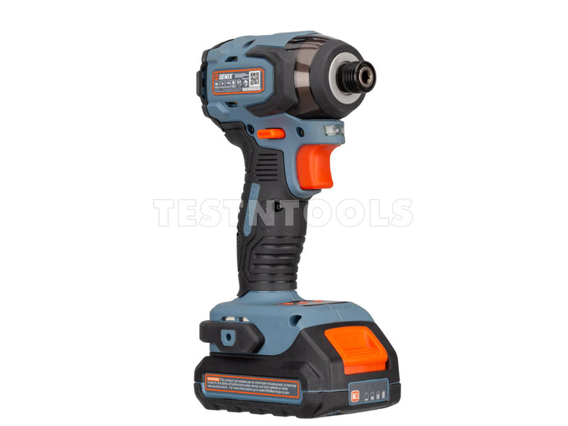 Senix 18V 2.0Ah Brushless Impact Driver Kit with Charger 1/4" PDIX2-M2-EU