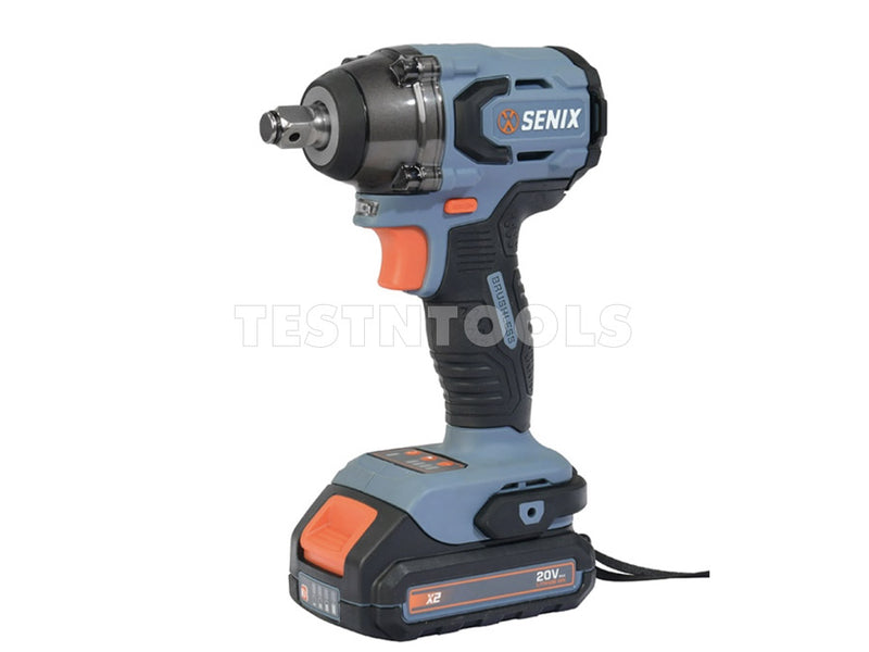 Senix 18V 2.0Ah Brushless Impact Wrench Kit with Charger 1/2" 330Nm PDWX2-M2-EU