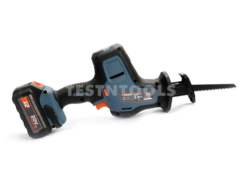 Senix 18V 2.0Ah Brushless Reciprocating Saw Kit with Charger 22mm PSRX2-M2-EU
