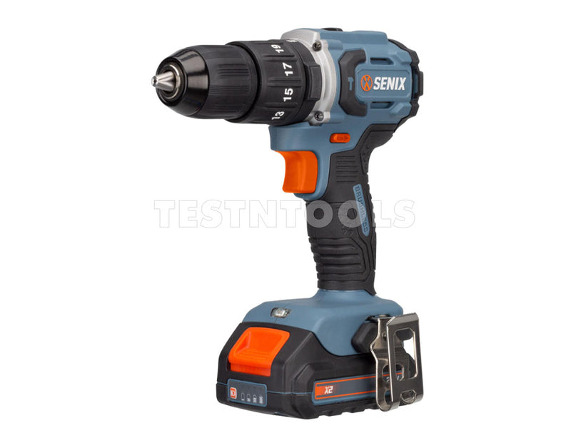 Senix 18V 4.0Ah Brushless Hammer Drill Kit with Charger 60Nm PDHX2-M2-EU