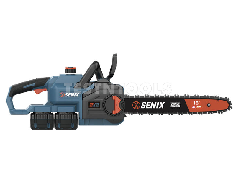 Senix 18V 4.0Ah Chainsaw Kit with Dual Port Charger 400mm CSX2-M2-EU