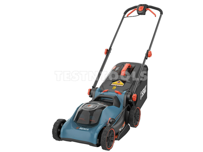 Senix 18V 4.0Ah Push Lawn Mower Kit with Dual Port Charger 380mm LPPX2-M4-EU