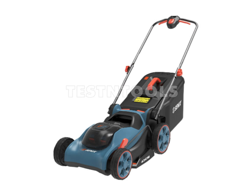 Senix 18V 4.0Ah Push Lawn Mower Kit with Dual Port Charger 430mm LPPX2-M2-EU