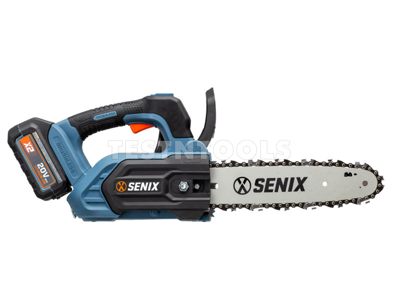Senix 18V 4.0Ah Top Handle Chainsaw Kit with Charger 250mm CSX2-M1-EU