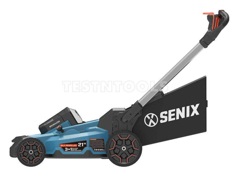 Senix 60V 8.0Ah Self Propelled Lawn Mower Kit with Charger 530mm LPSX6-H-EU