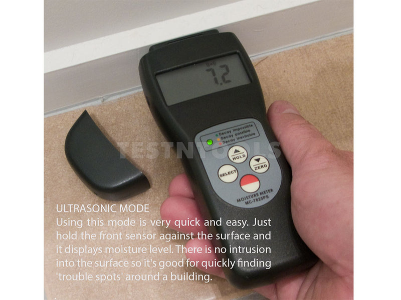 Sinsui Dual Mode Ultrasonic Moisture Meter MC-7825PS