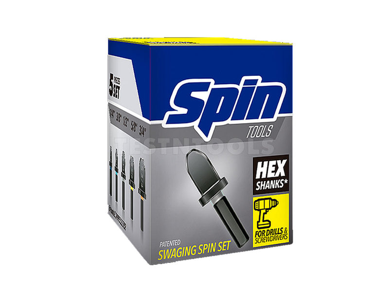 Spin Tools HVAC Swaging Tool Set 1/4" - 3/4" CI-S5000