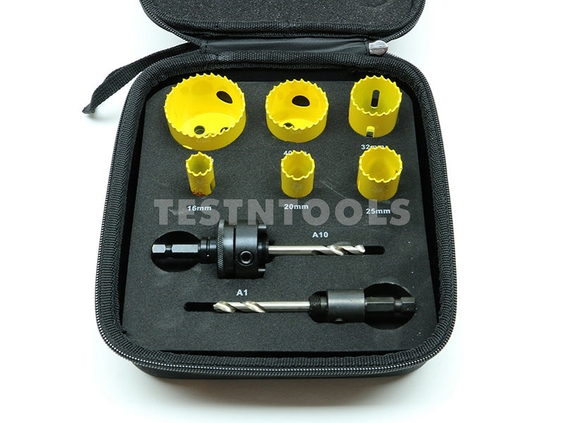 Starrett Electricians Bi-metal Holesaw Kit Fast Cut 6 Piece 16-51mm