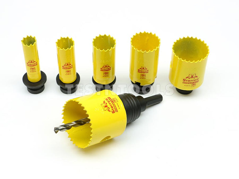 Starrett Electricians Ulti-Mate Rapid Release Bi-metal Holesaw Kit Fast Cut 6 Piece 16-51mm