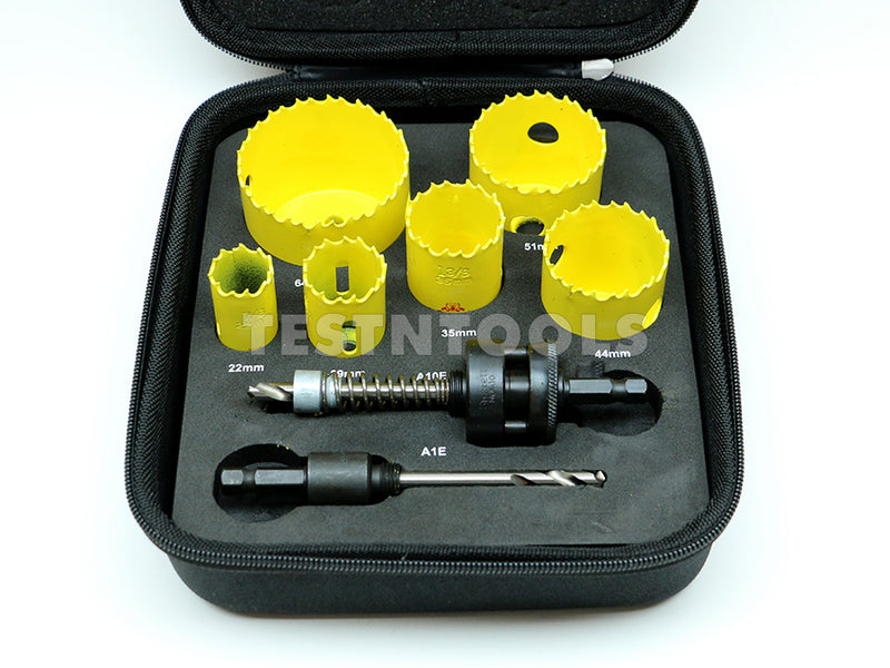 Starrett General Purpose Bi-metal Holesaw Kit Deep Cut 6 Piece 22-64mm