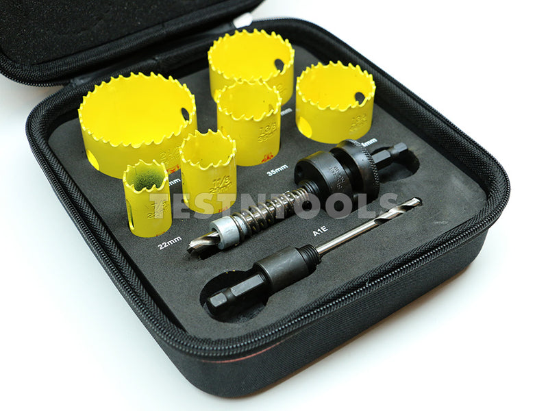 Starrett Electricians Bi-metal Holesaw Kit Fast Cut 6 Piece 16-51mm