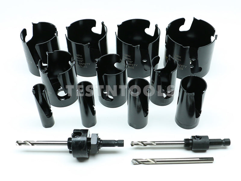 Starrett Multi Purpose TCT Holesaw Kit Fast Cutting 11 Piece 19-76mm