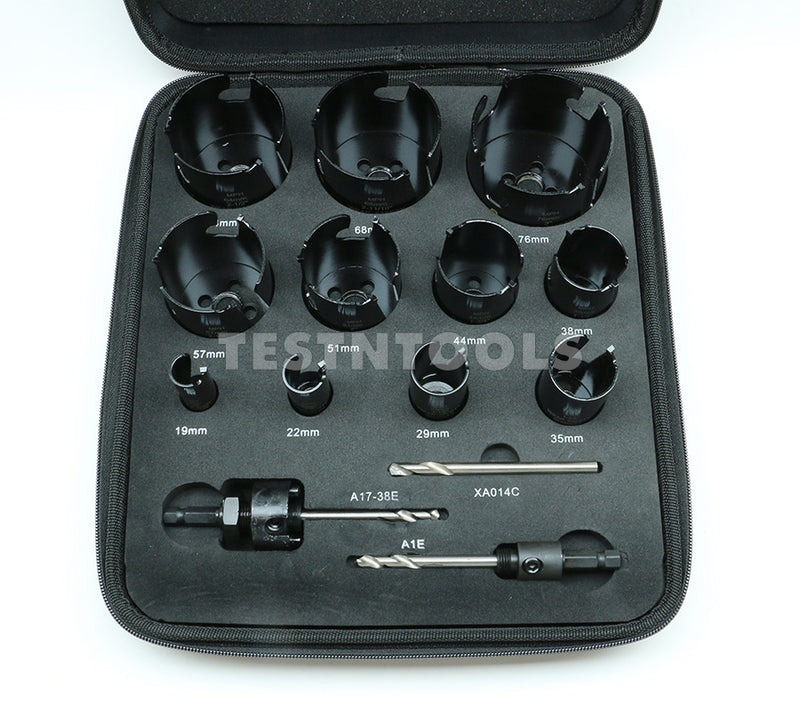 Starrett Multi Purpose TCT Holesaw Kit Fast Cutting 11 Piece 19-76mm