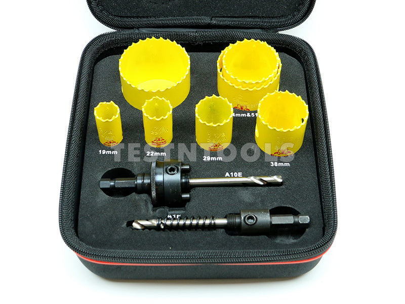 Starrett Plumbers Bi-metal Holesaw Kit Deep Cut 7 Piece 19-57mm