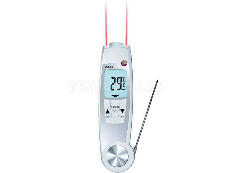 Testo Folding Combo Infrared Probe Thermometer 104-IR