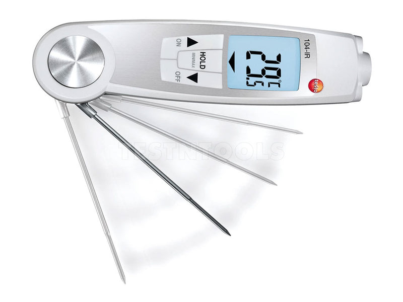 Testo Folding Combo Infrared Probe Thermometer 104-IR