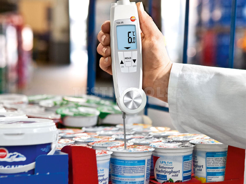Testo Folding Combo Infrared Probe Thermometer 104-IR
